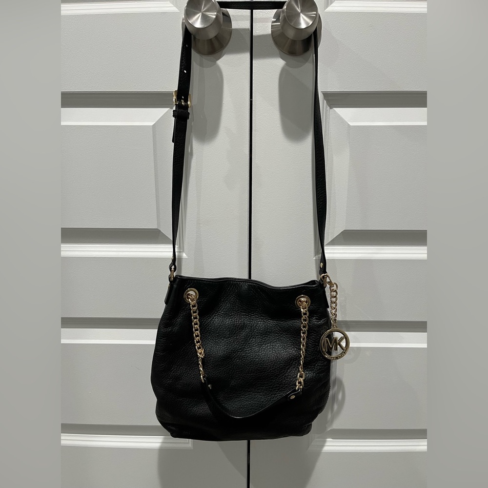 Michael Kors Black & Gold Crossbody/shoulder bag